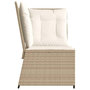Voir la diapositive 5 : VIDAXL Canape d'angle de jardin avec coussins beige resine tressee