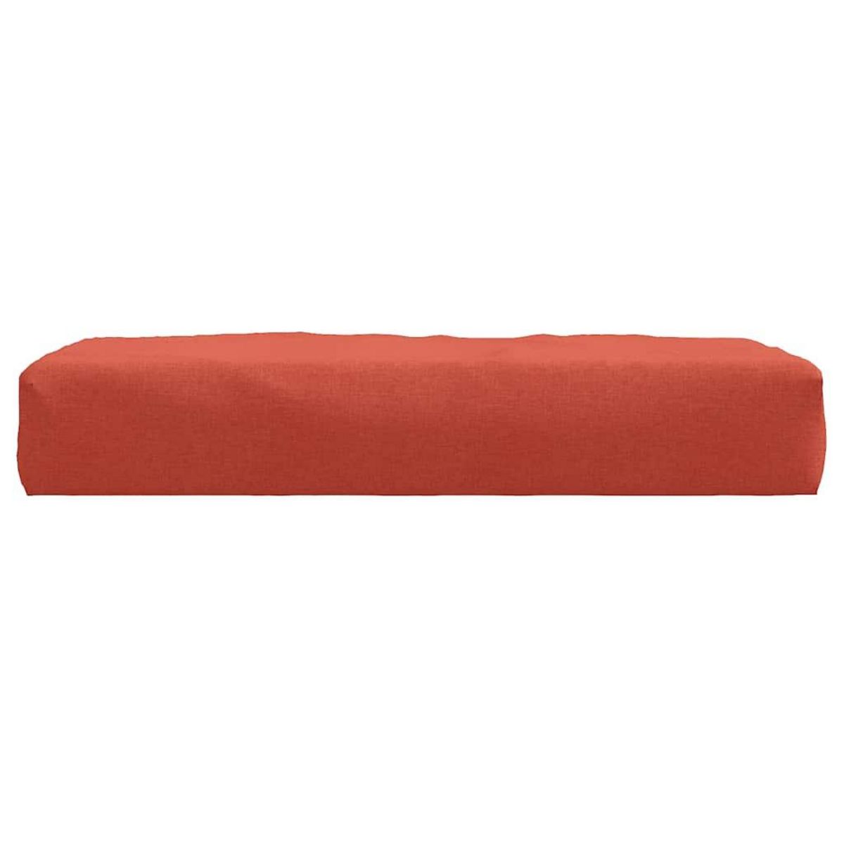 VIDAXL Coussin de palette rouge melange 60x60x10 cm tissu