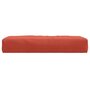 Voir la diapositive 4 : VIDAXL Coussin de palette rouge melange 60x60x10 cm tissu