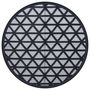 Voir la diapositive 2 : VIDAXL Tapis d'exterieur ARAKIL noir Ø160 cm PP