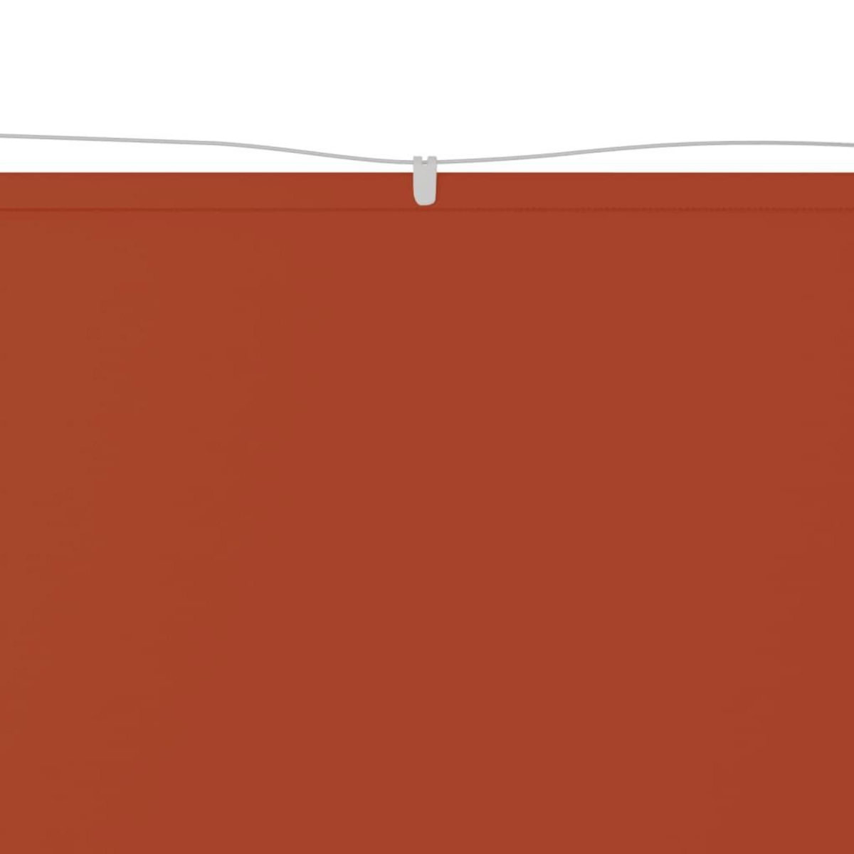 VIDAXL Auvent vertical Terre cuite 180x1000 cm Tissu oxford