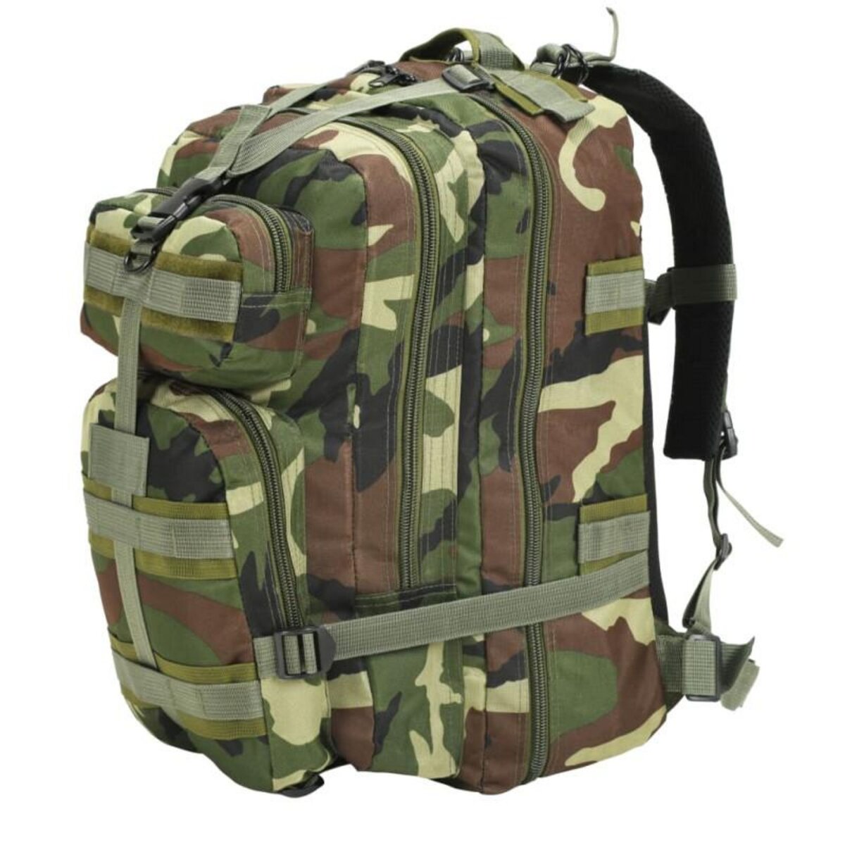 VIDAXL Sac à dos en style d armée 50 L Camouflage