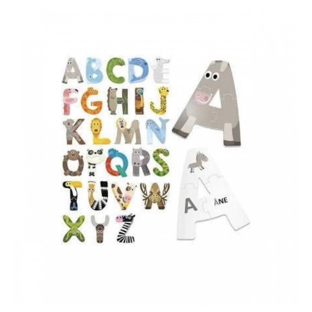 HEADU Puzzle animaux- ABC rigolo