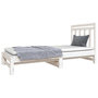 Voir la diapositive 3 : VIDAXL Lit coulissant sans matelas blanc 2x(90x190) cm