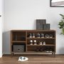 Voir la diapositive 3 : VIDAXL Armoire a chaussures Chene marron 102x36x60cm Bois d'ingenierie