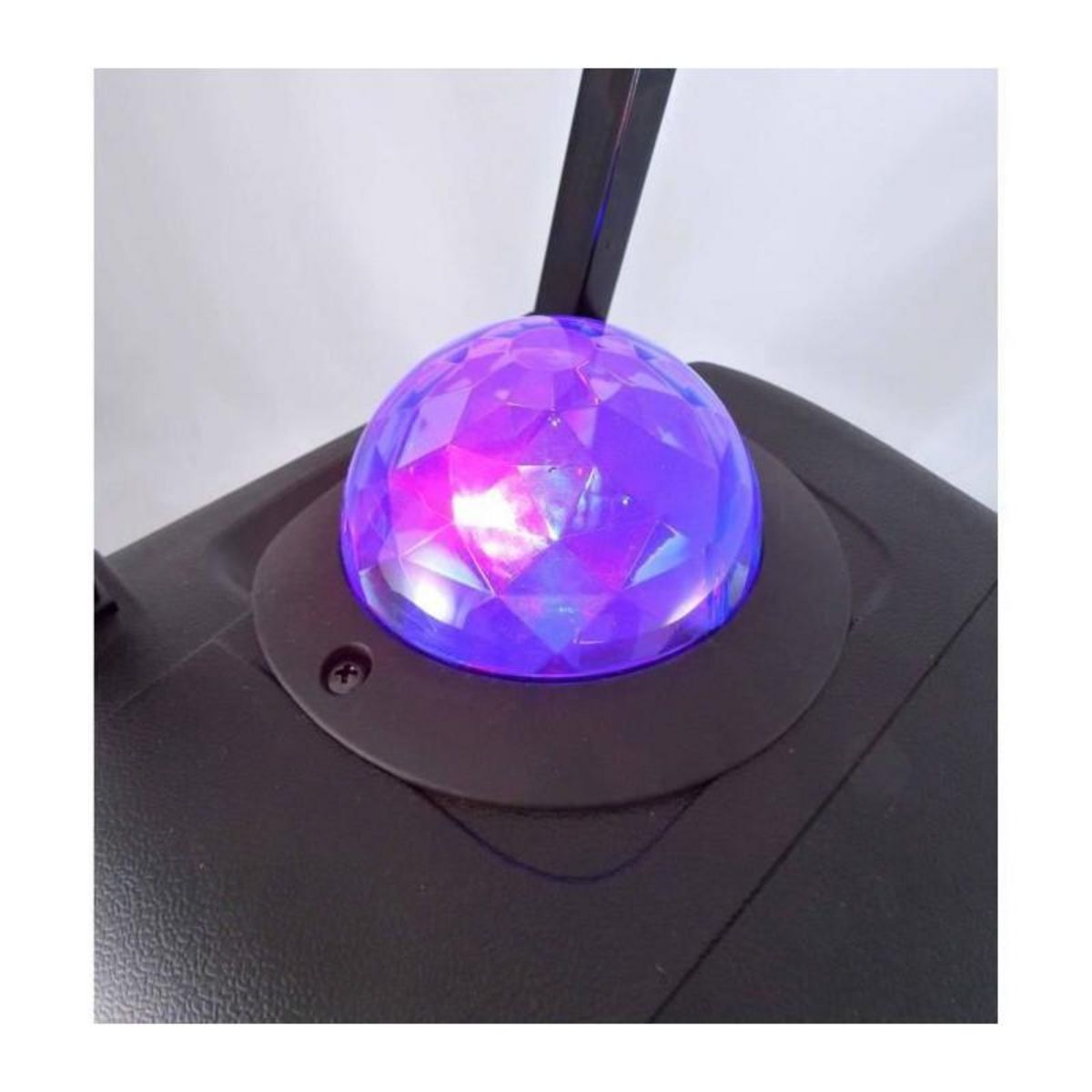 Inovalley INOVALLEY KA116BOWL - Enceinte lumineuse Bluetooth 450W - Fonction Karaoke - Boule kaleidoscope LED multicolore - Port USB