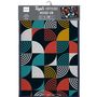 Voir la diapositive 2 : Paris Prix Tapis Déco Imprimé  Rythmo  40x60cm Orange