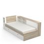 Voir la diapositive 7 : Lit 90x190/200 cm avec rangements LOREDANA
