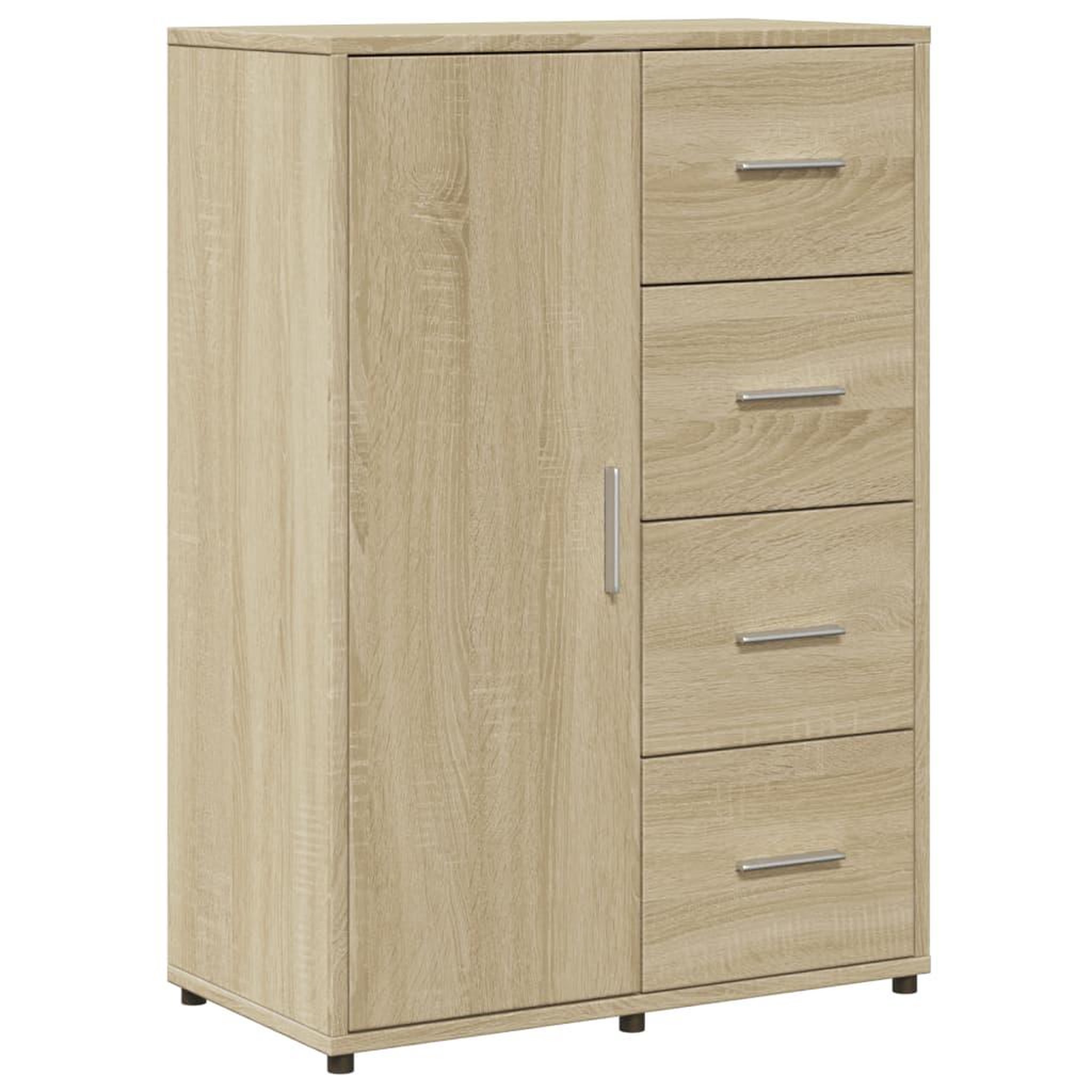 Voir la diapositive 2 : VIDAXL Buffet chene sonoma 60x31x84 cm bois d'ingenierie