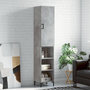 Voir la diapositive 1 : VIDAXL Buffet haut Gris beton 34,5x34x180 cm Bois d'ingenierie