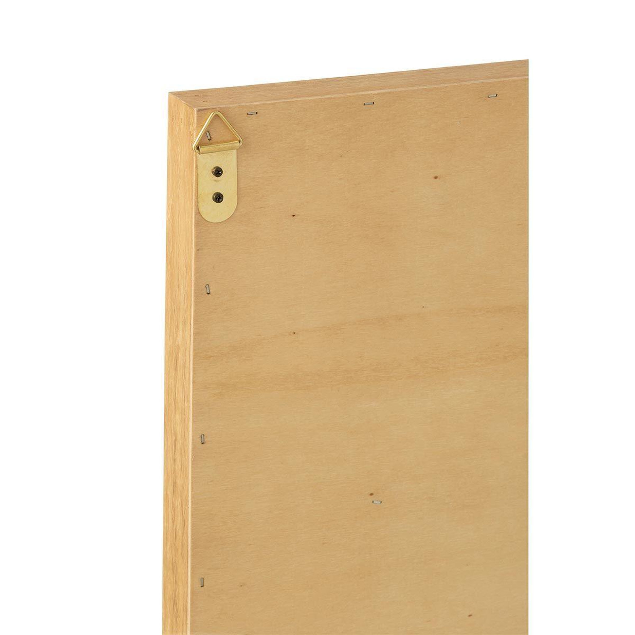 Voir la diapositive 2 : J-LINE Décoration murale en bois  hippocampe  60cm naturel