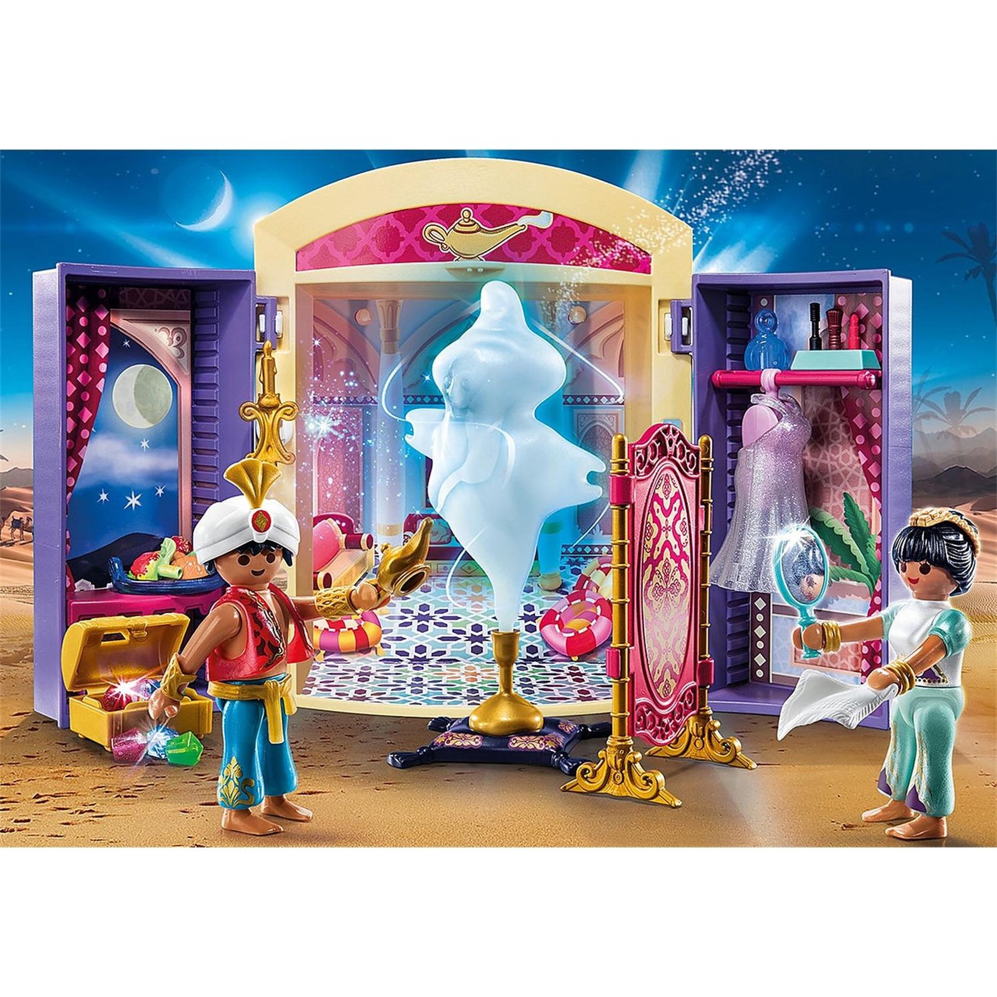 Voir la diapositive 2 : PLAYMOBIL Magic Boîte de jeu Princesse et Génie