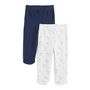 Voir la diapositive 2 : IN EXTENSO Lot de 2 pantalons de naissance bébé garçon
