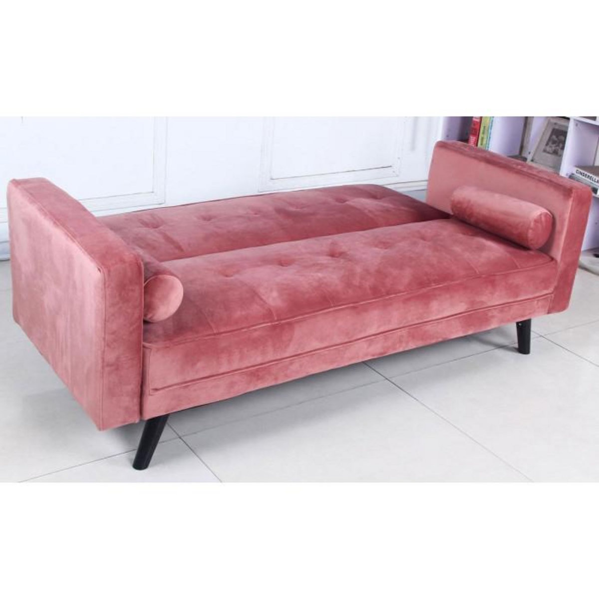 Paris Prix Canapé Convertible 3 Places Scandinave  Navya  Rose