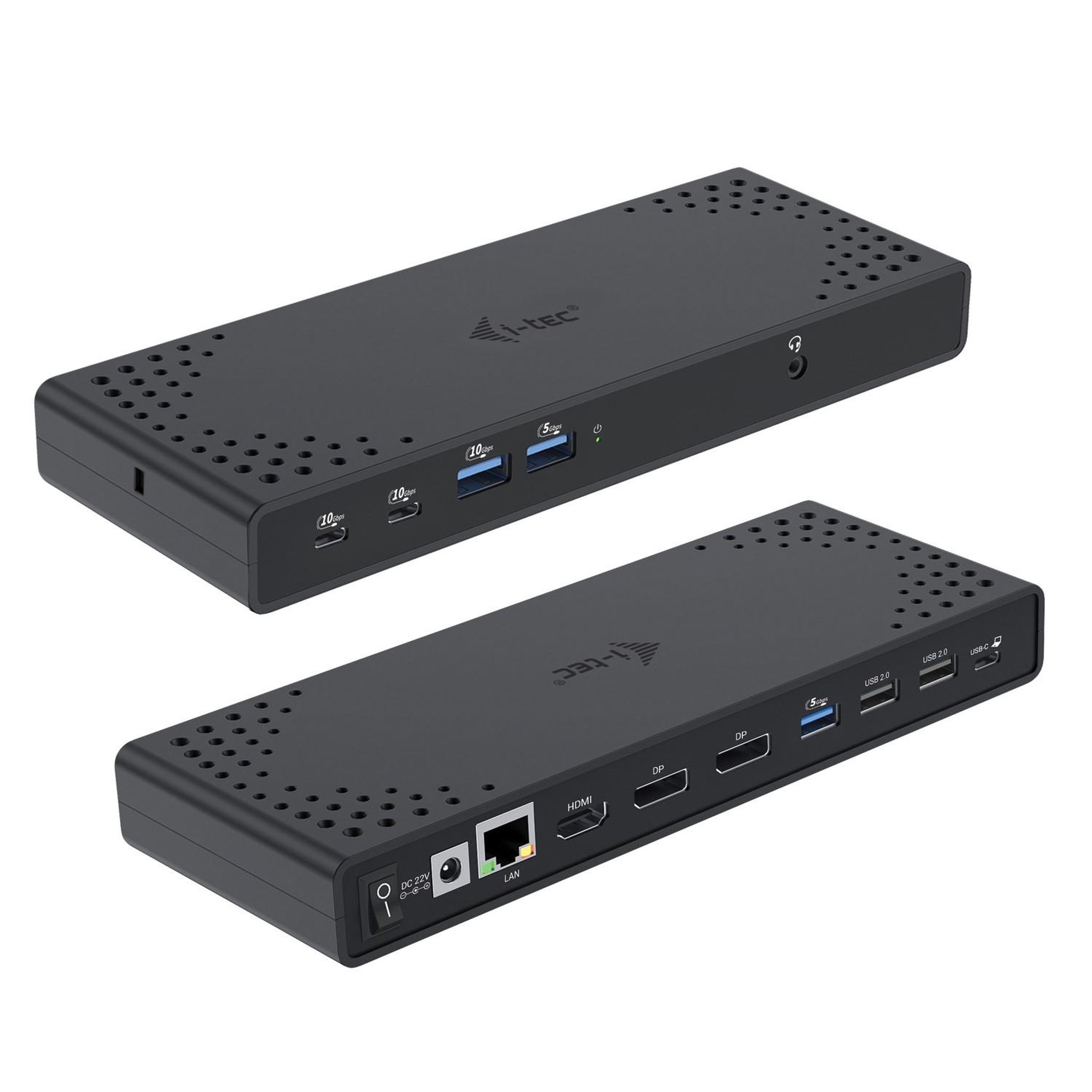 I-TEC I-tec c31triple4kdockpdit station d'accueil avec fil usb 3.2 gen 1 (3.1 gen 1) type-c noir