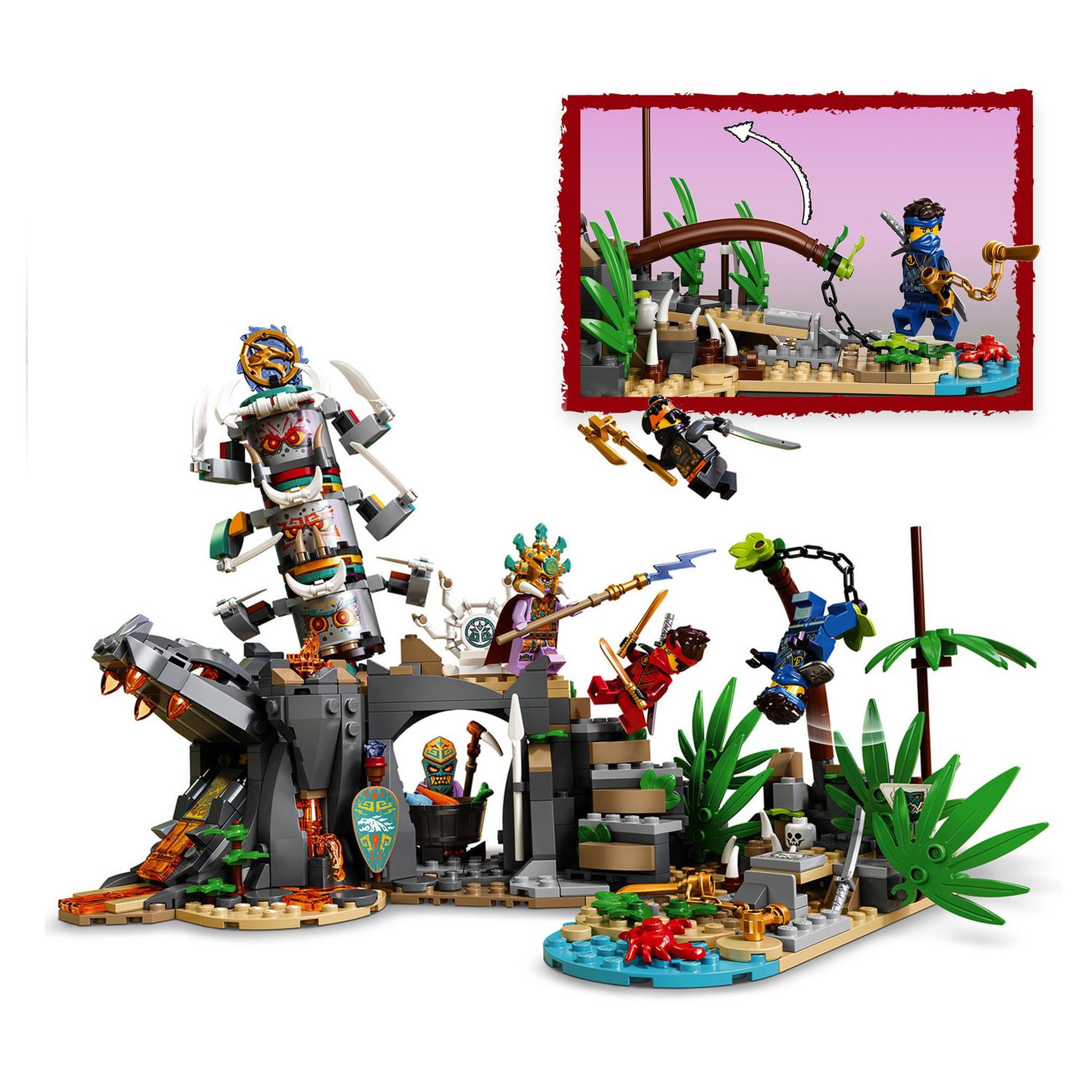 Voir la diapositive 5 : LEGO Ninjago 71747 - Le village des Gardiens