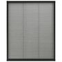 Voir la diapositive 2 : VIDAXL Moustiquaire plissee pour fenetre Aluminium Anthracite 80x100cm