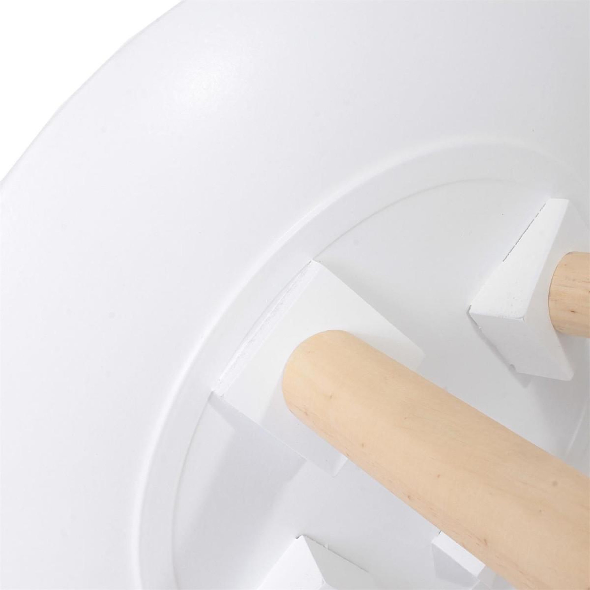 Voir la diapositive 5 : The Home Deco Factory Lot de 2 tables gigognes  sanda  49cm blanc
