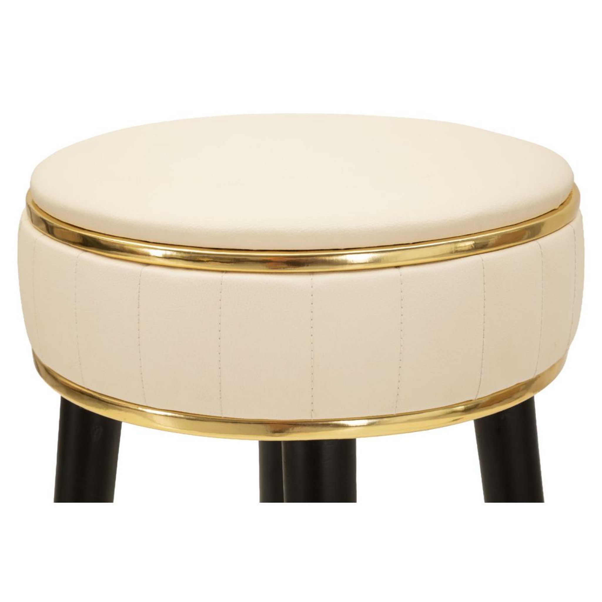 Voir la diapositive 5 : Paris Prix Tabouret de bar design  london  74cm beige