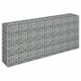Voir la diapositive 3 : VIDAXL Lit sureleve a gabion Acier galvanise 180x30x90 cm