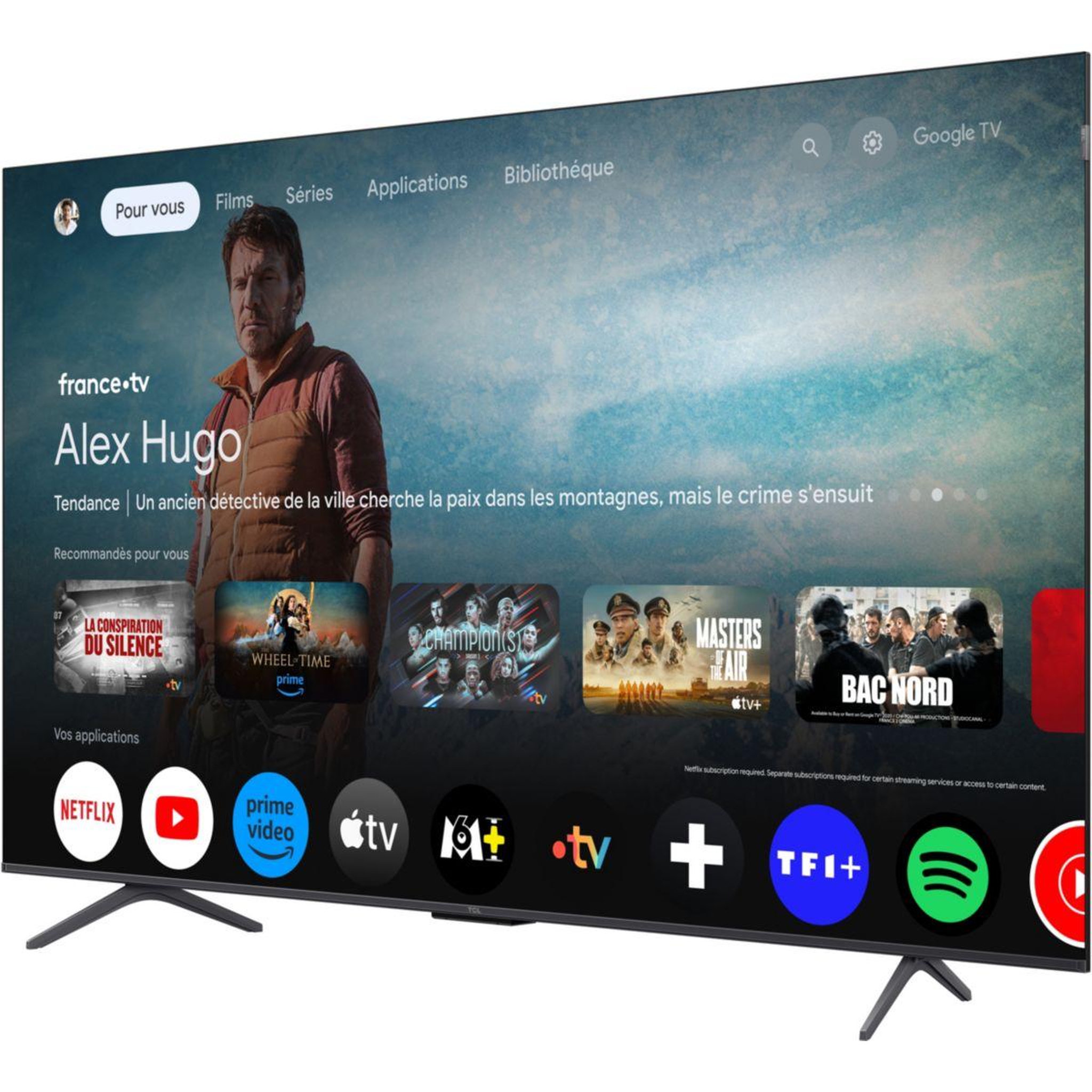 Voir la diapositive 2 : TCL TV QLED 65P89K 144Hz 2025-65 pouces (164cm)