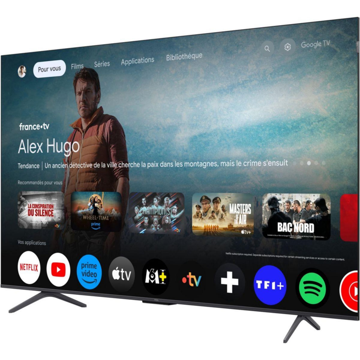 TCL TV QLED 65P89K 144Hz 2025-65 pouces (164cm)