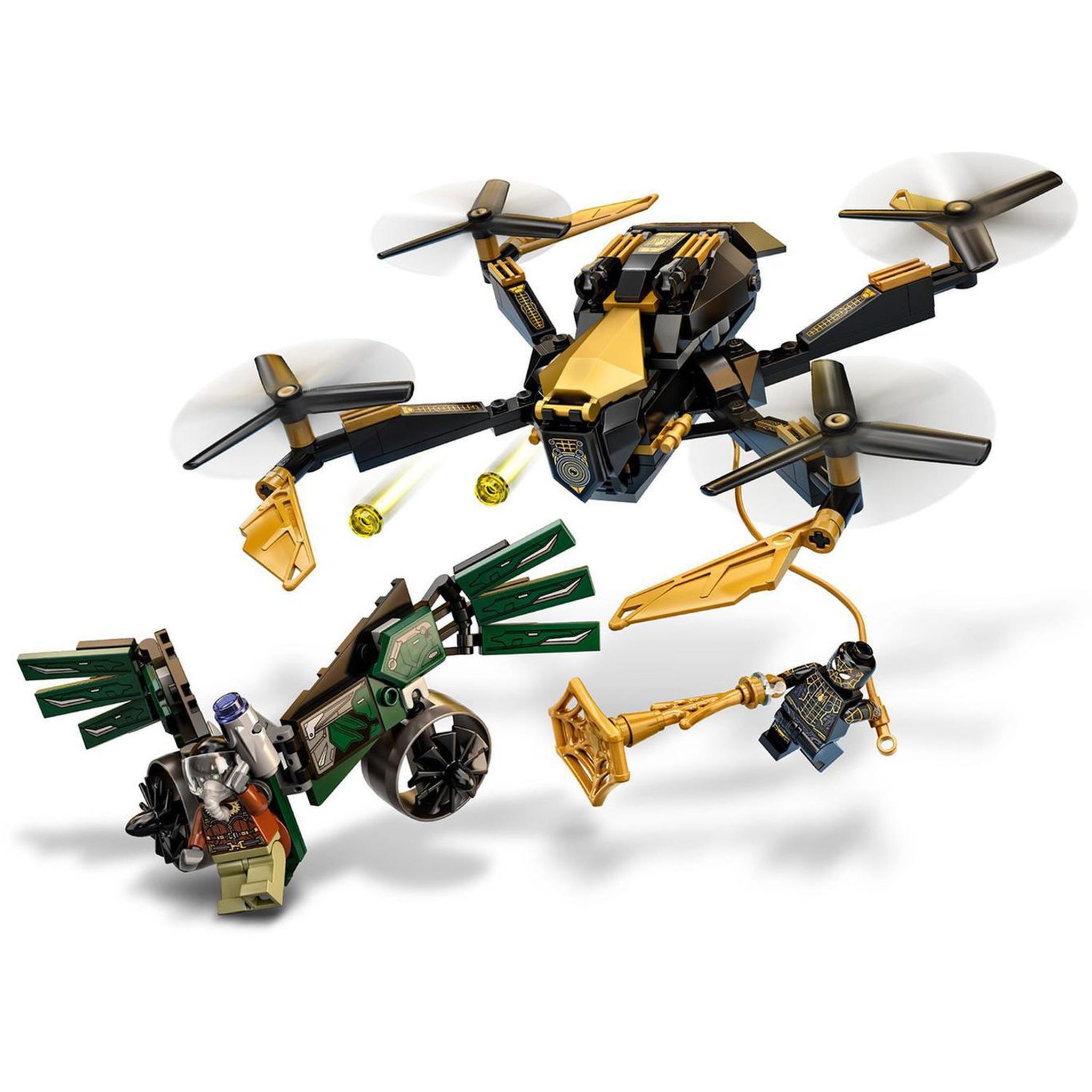 Voir la diapositive 3 : LEGO Marvel 76195 Le drone de duel de Spider-Man