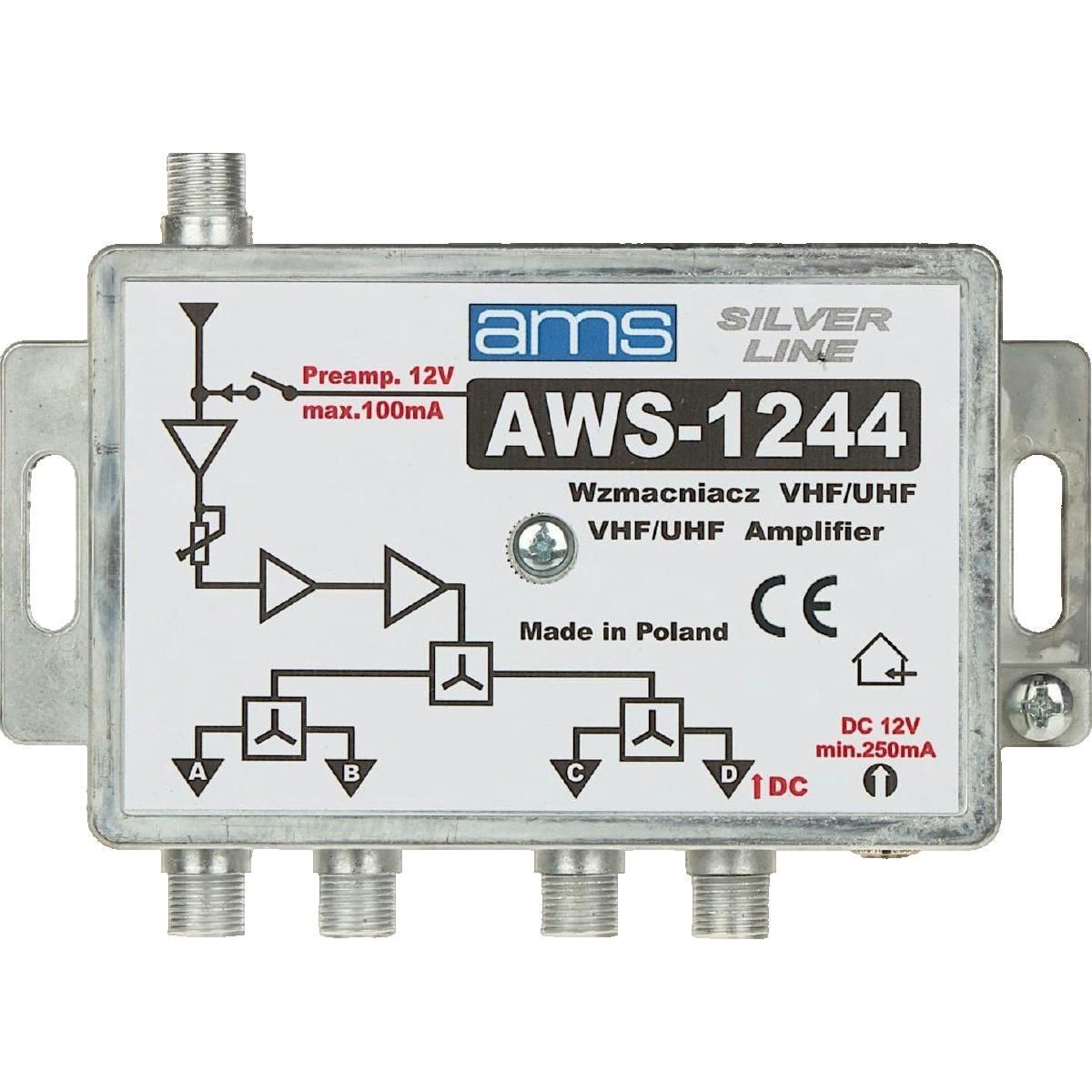 AMDS Amplificateur d'antenne AMS AWS-1244 puissance et robustesse