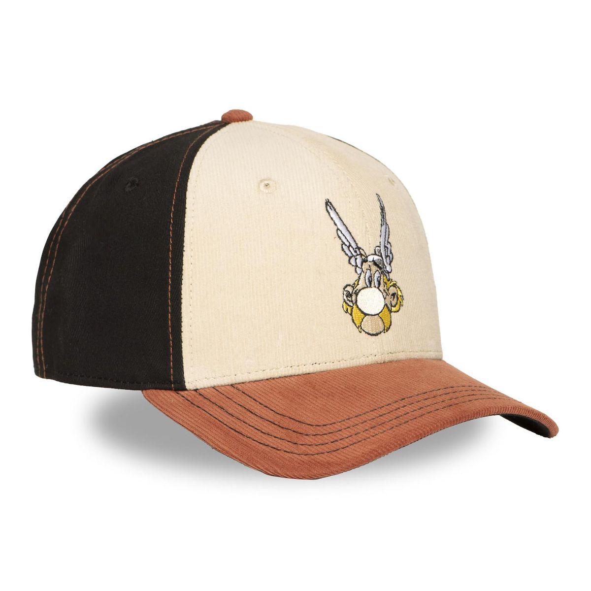 CAPSLAB Casquette prenium semi curved Asterix