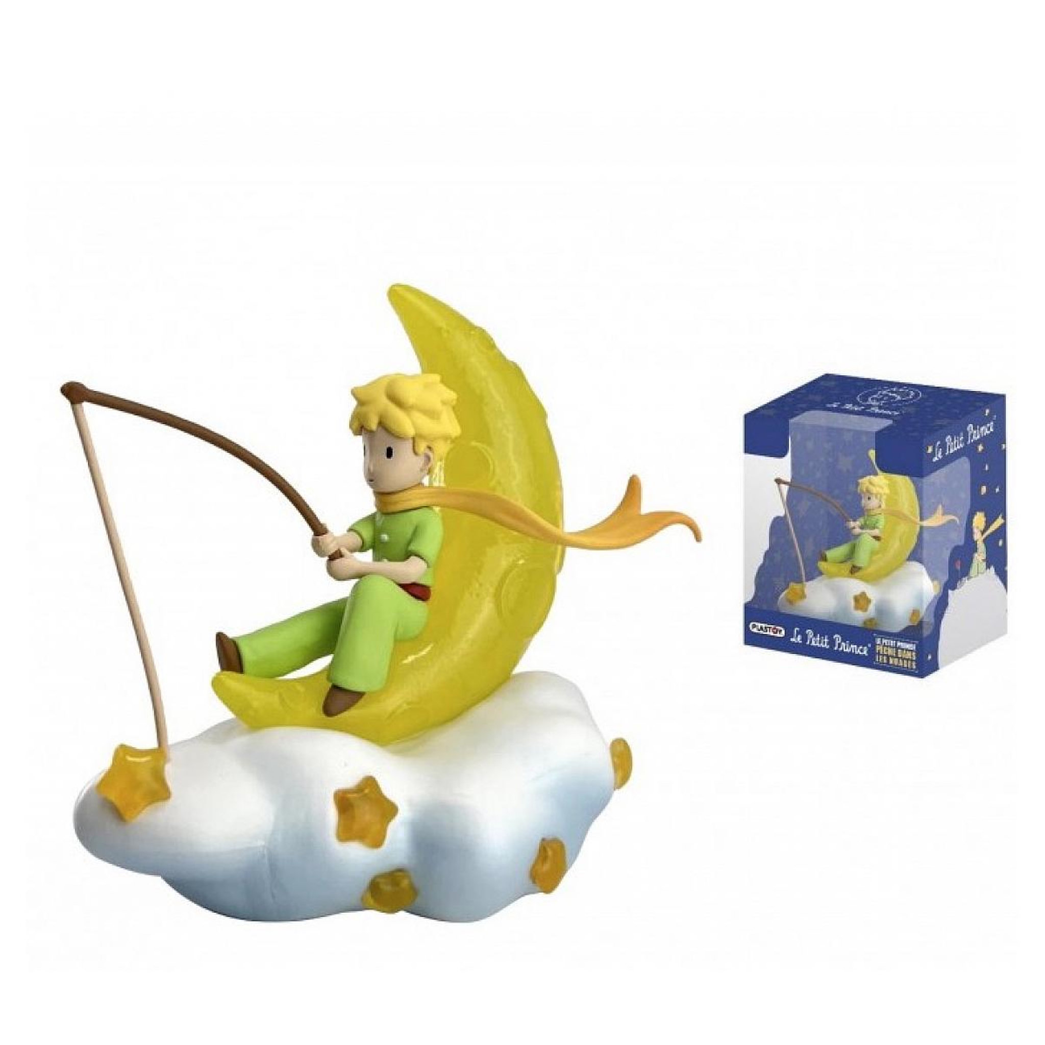 Plastoy Le Petit Prince peche dans les nuages