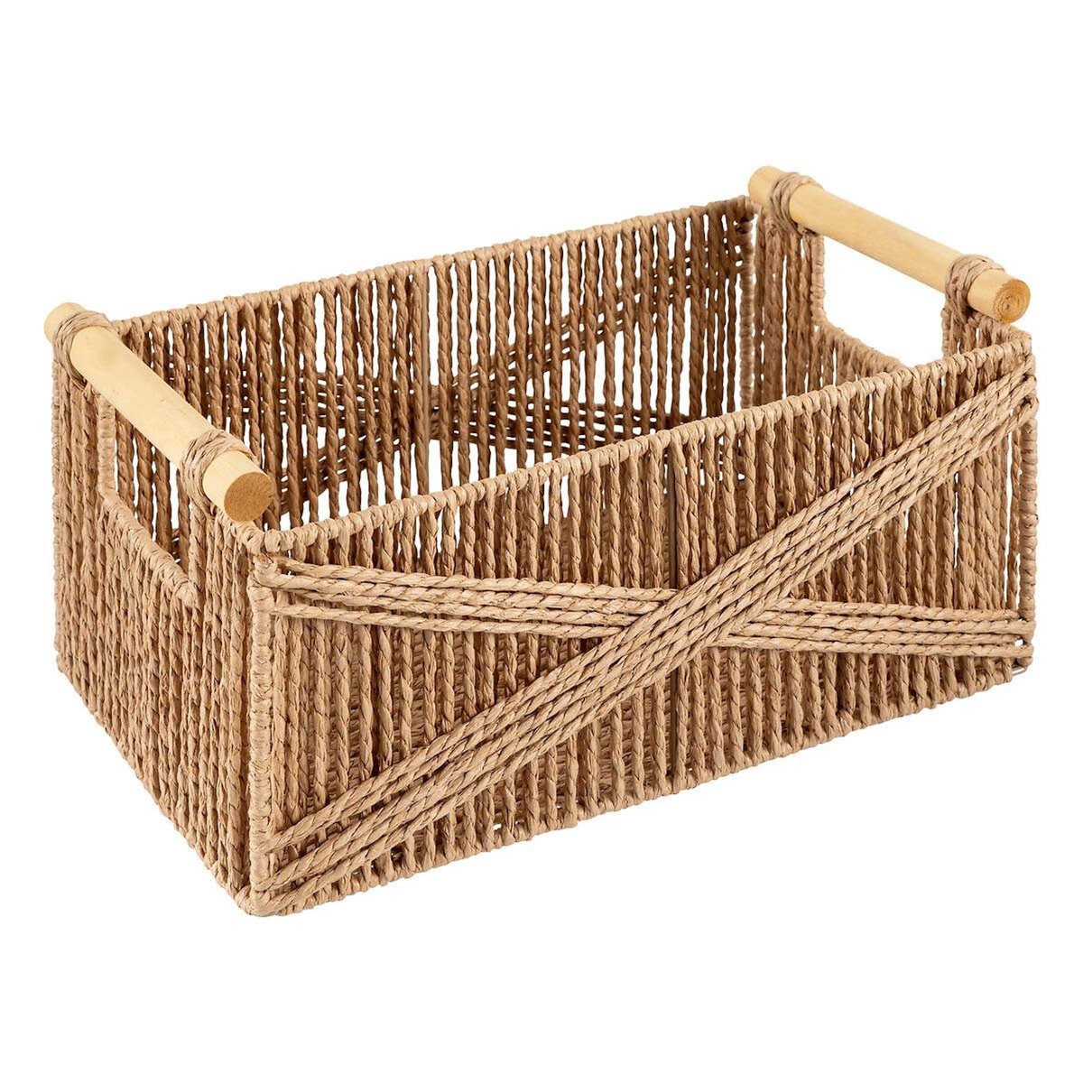 ATMOSPHERA Lot de 3 Caisses Déco  Eugène  36cm Naturel