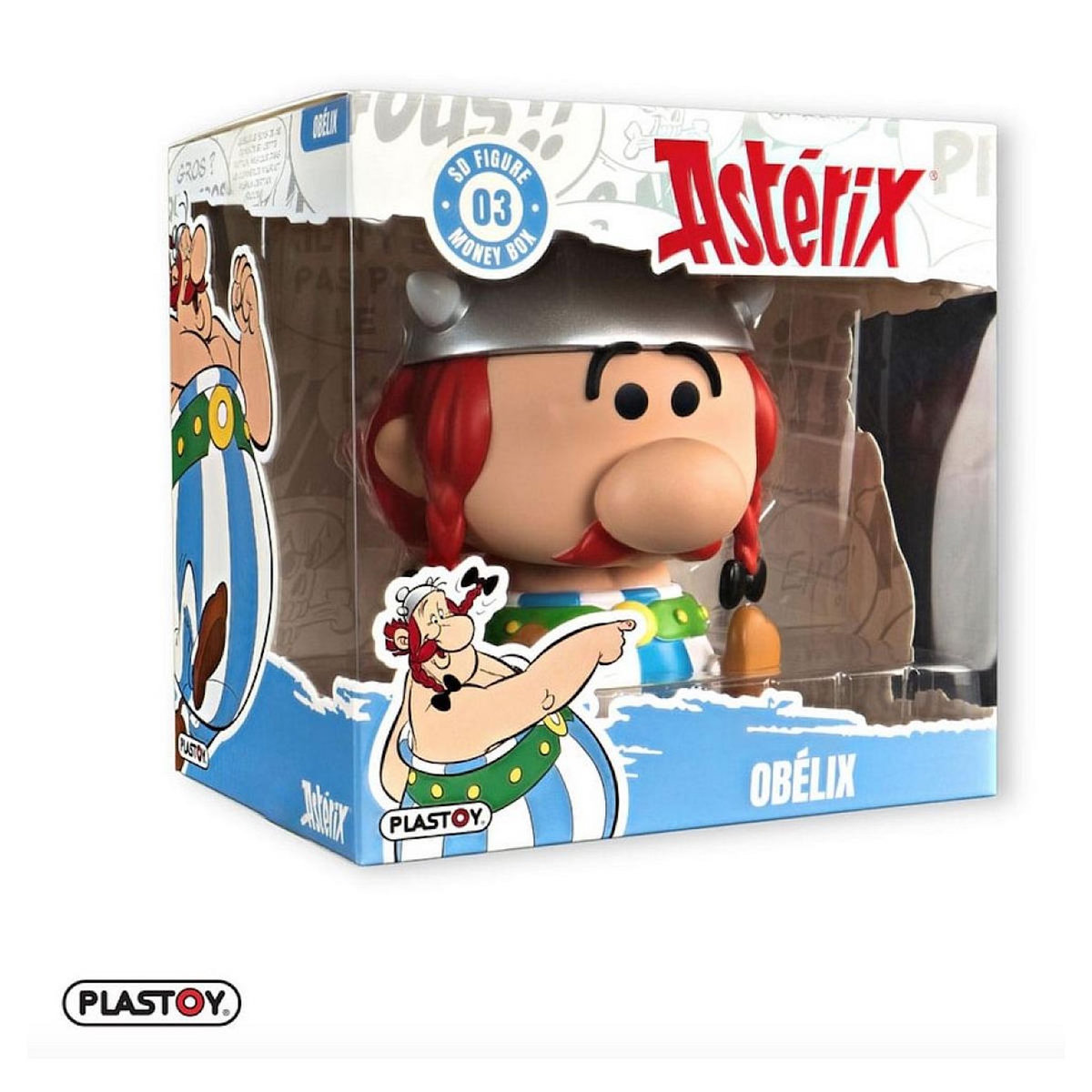 Plastoy Tirelire Chibi Obelix - Nouvelle Edition