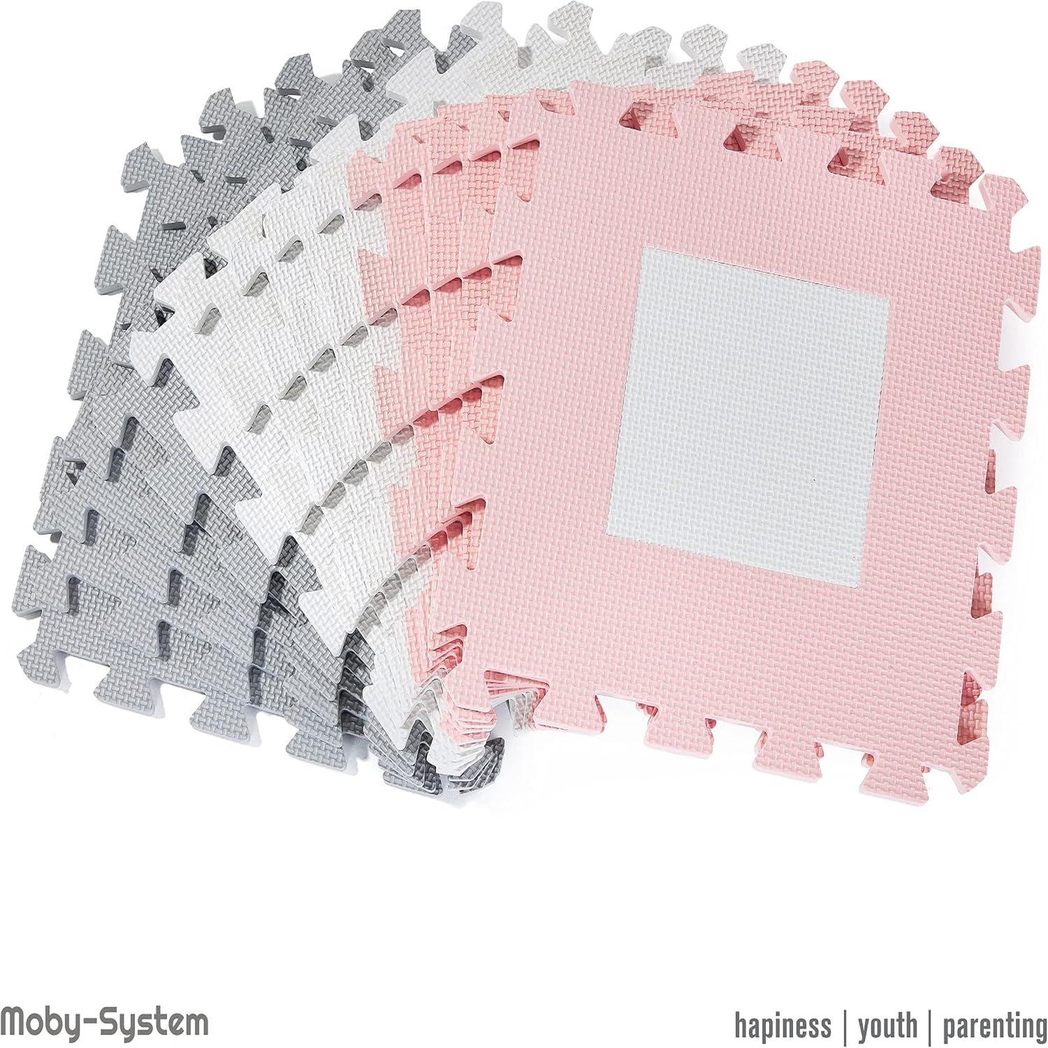 Voir la diapositive 5 : MOBY SYSTEM Tapis d'eveil Tapis de Puzzle en Mousse EVA pour Bébé 150 x 150 avec Rebords