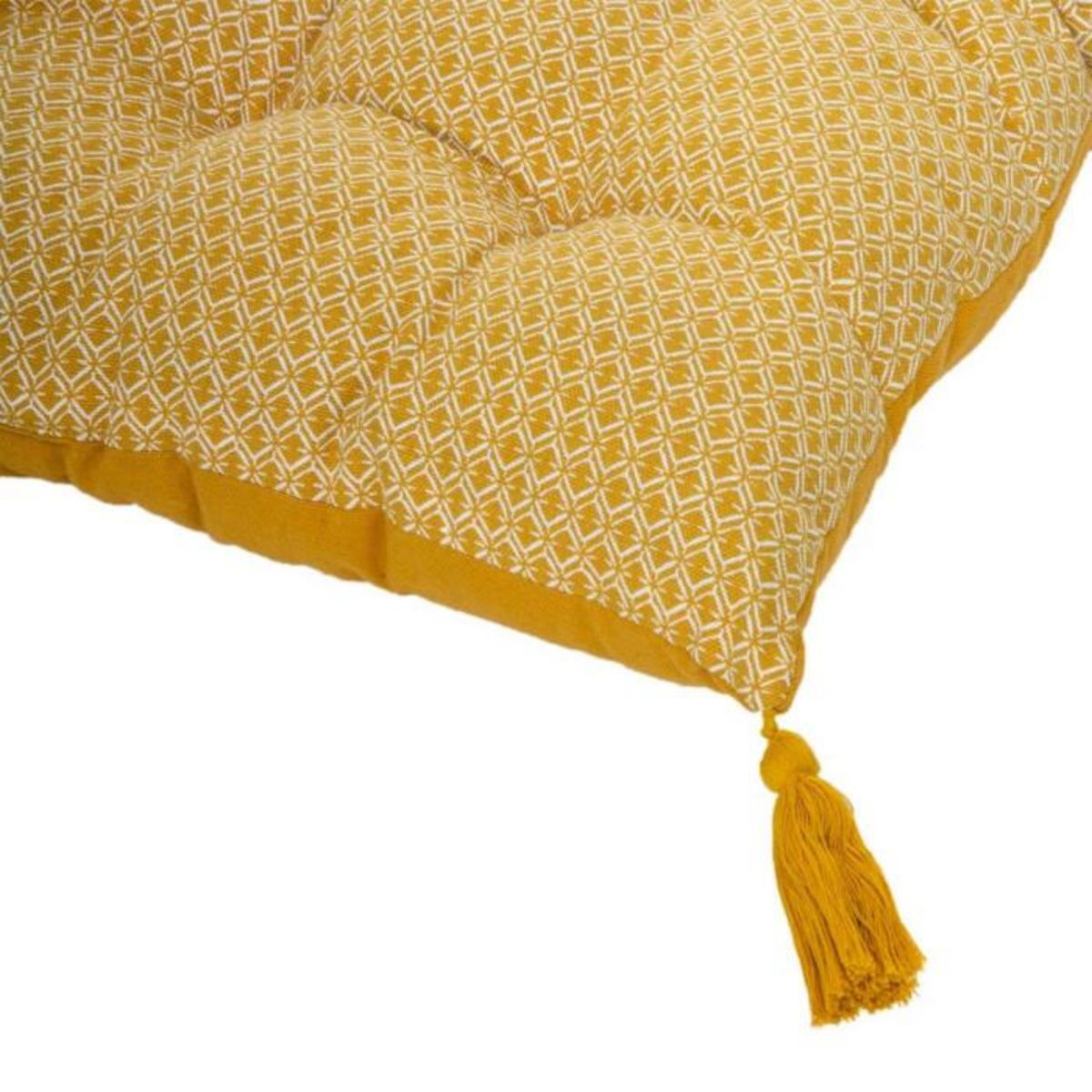 ATMOSPHERA Matelas de Sol 4 Pompons  Otto  60x120cm Ocre