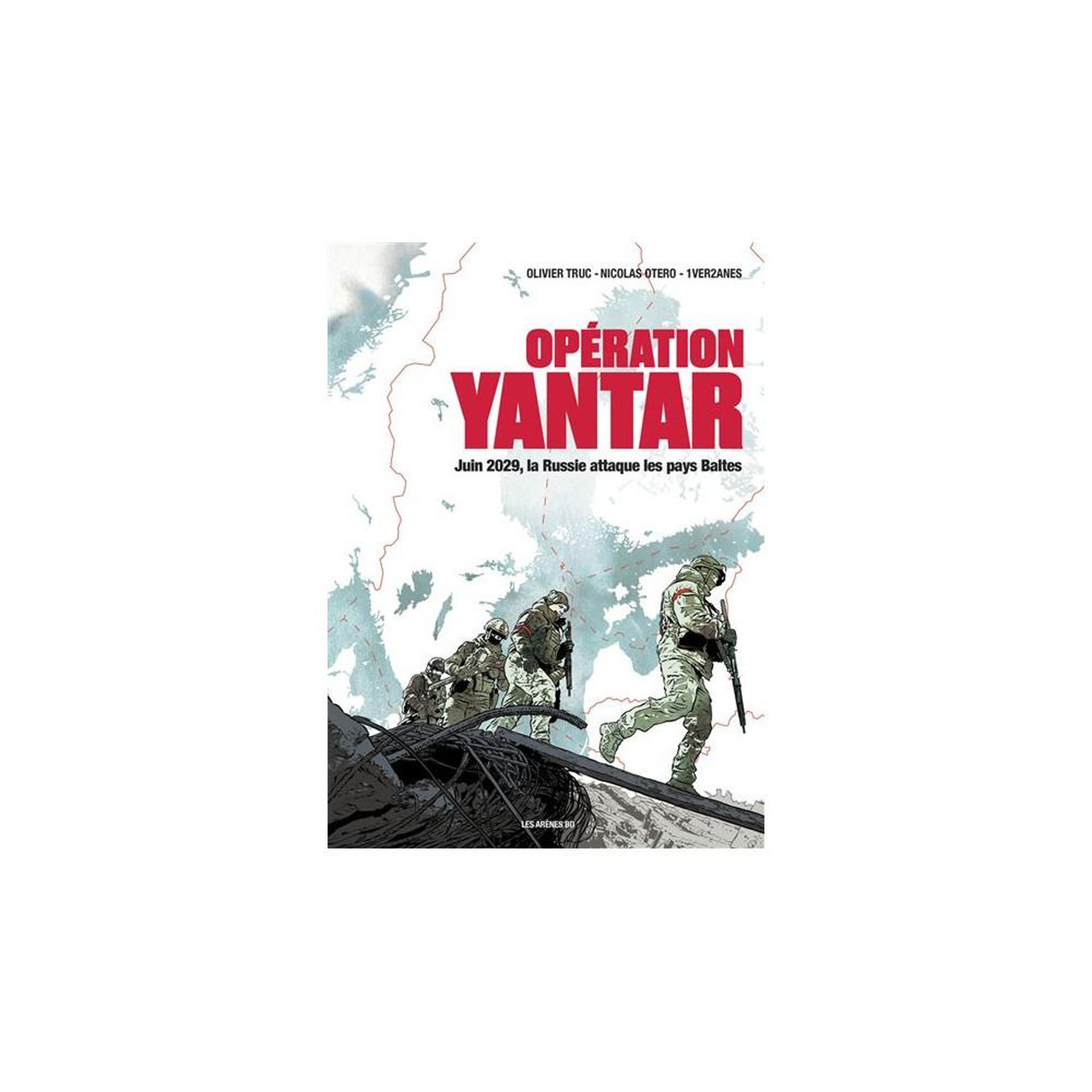 Graphic novel thriller opération yantar : l'invasion des pays baltes
