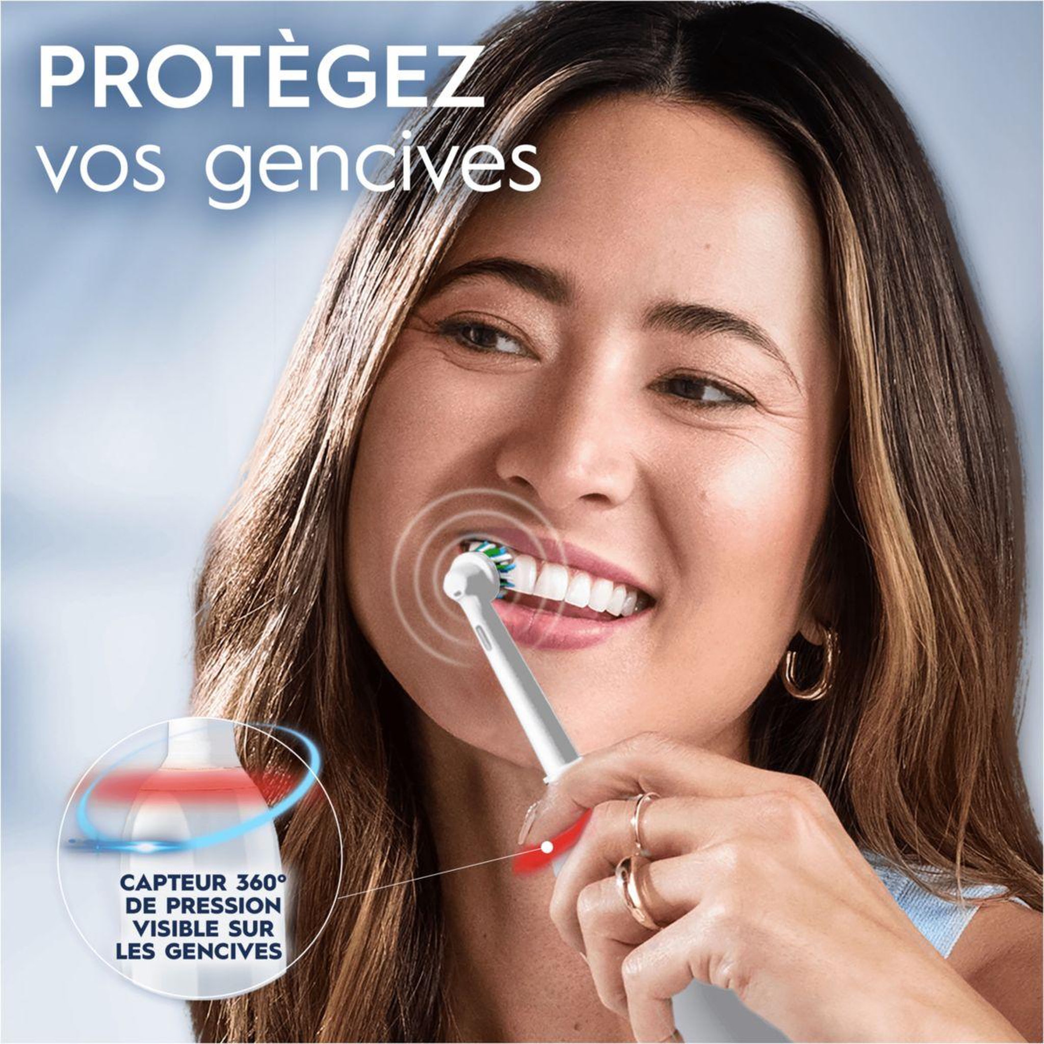 Voir la diapositive 3 : ORAL B Brosse à dents électrique Pro 3900 DUO - Noire Et Blanche