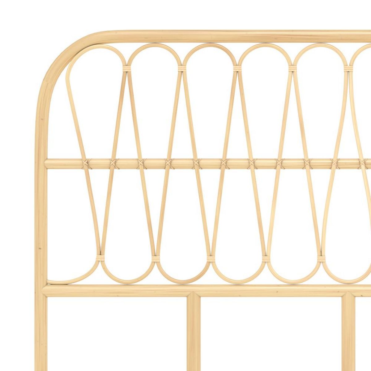 Rendez vous déco Tête de lit en rotin naturel 140 cm - Elior