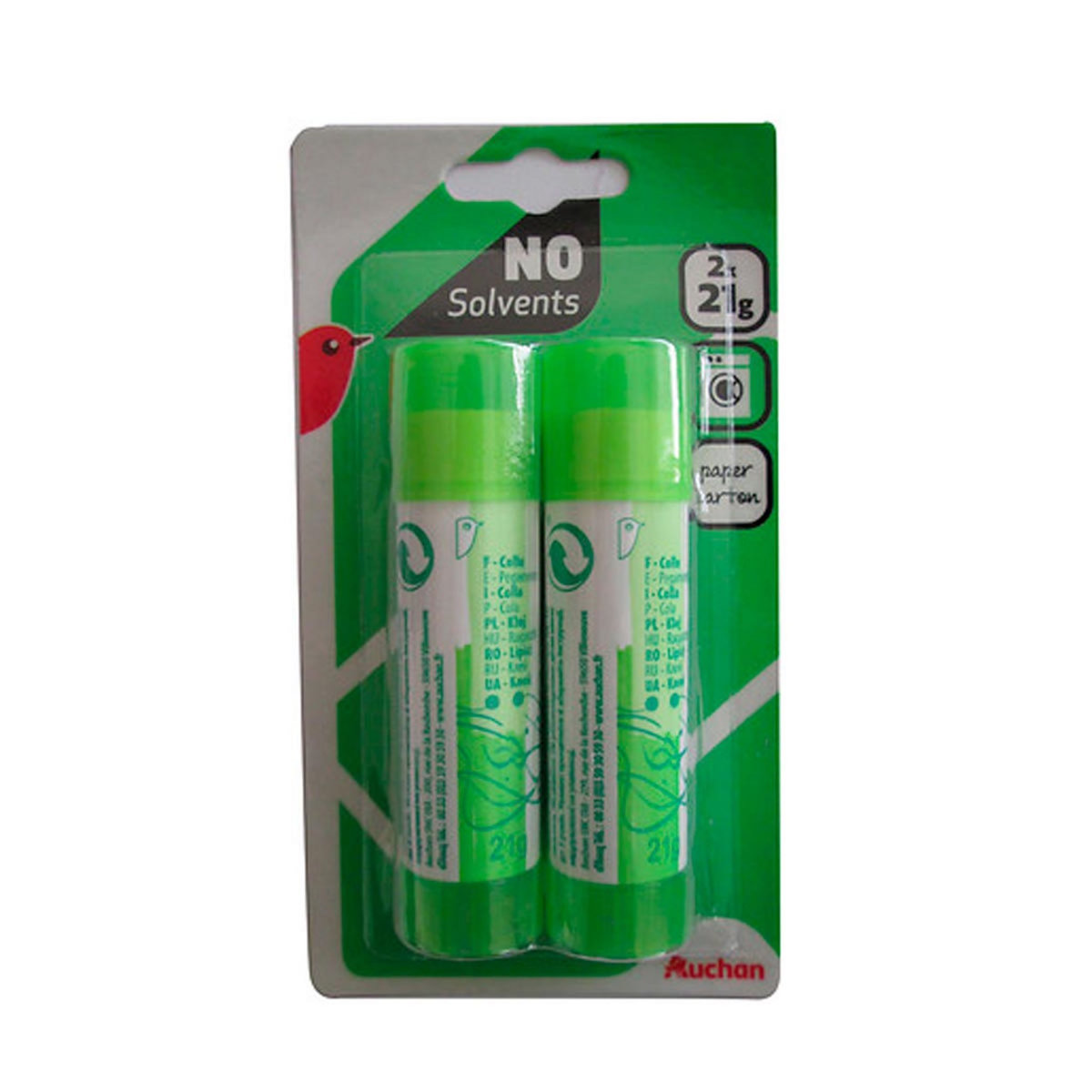 Lot de 2 bâtons de colle 21g pas cher