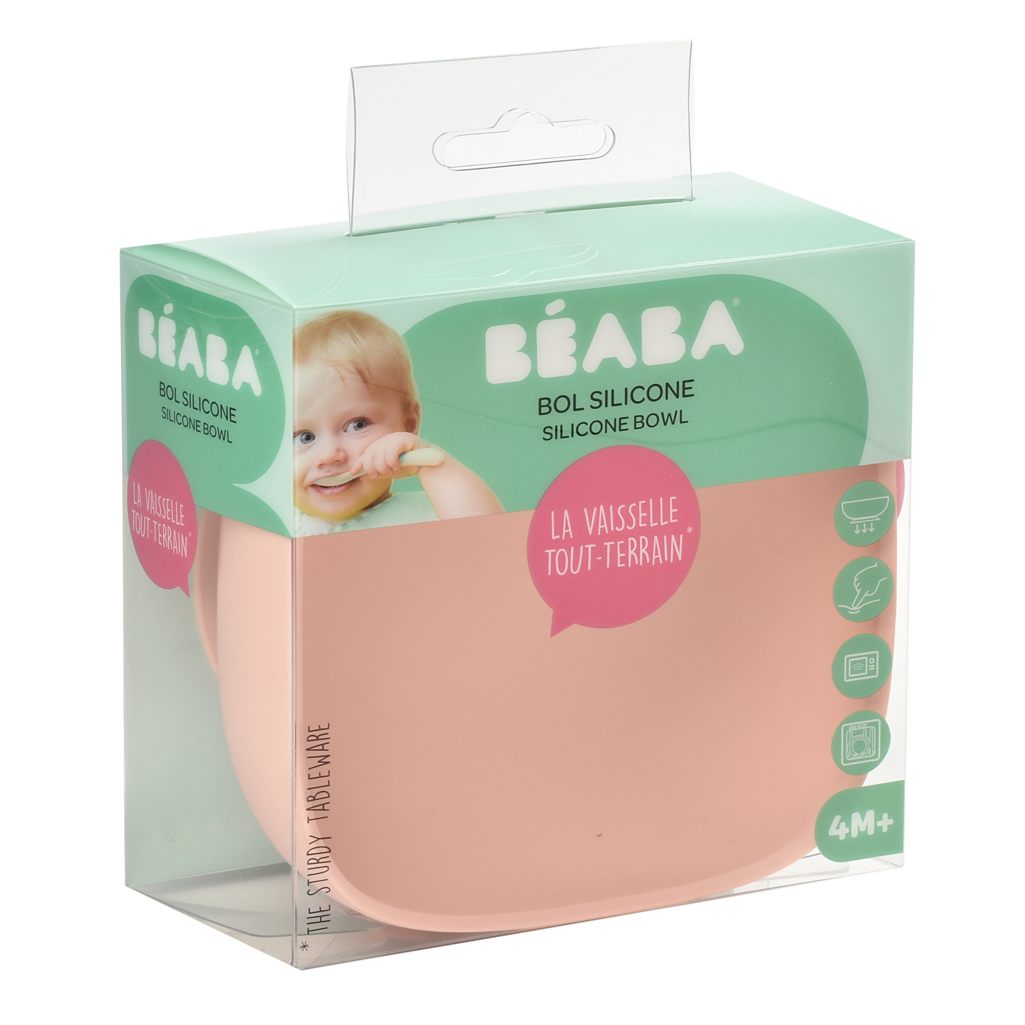 Voir la diapositive 2 : BEABA Bol en silicone avec ventouse 