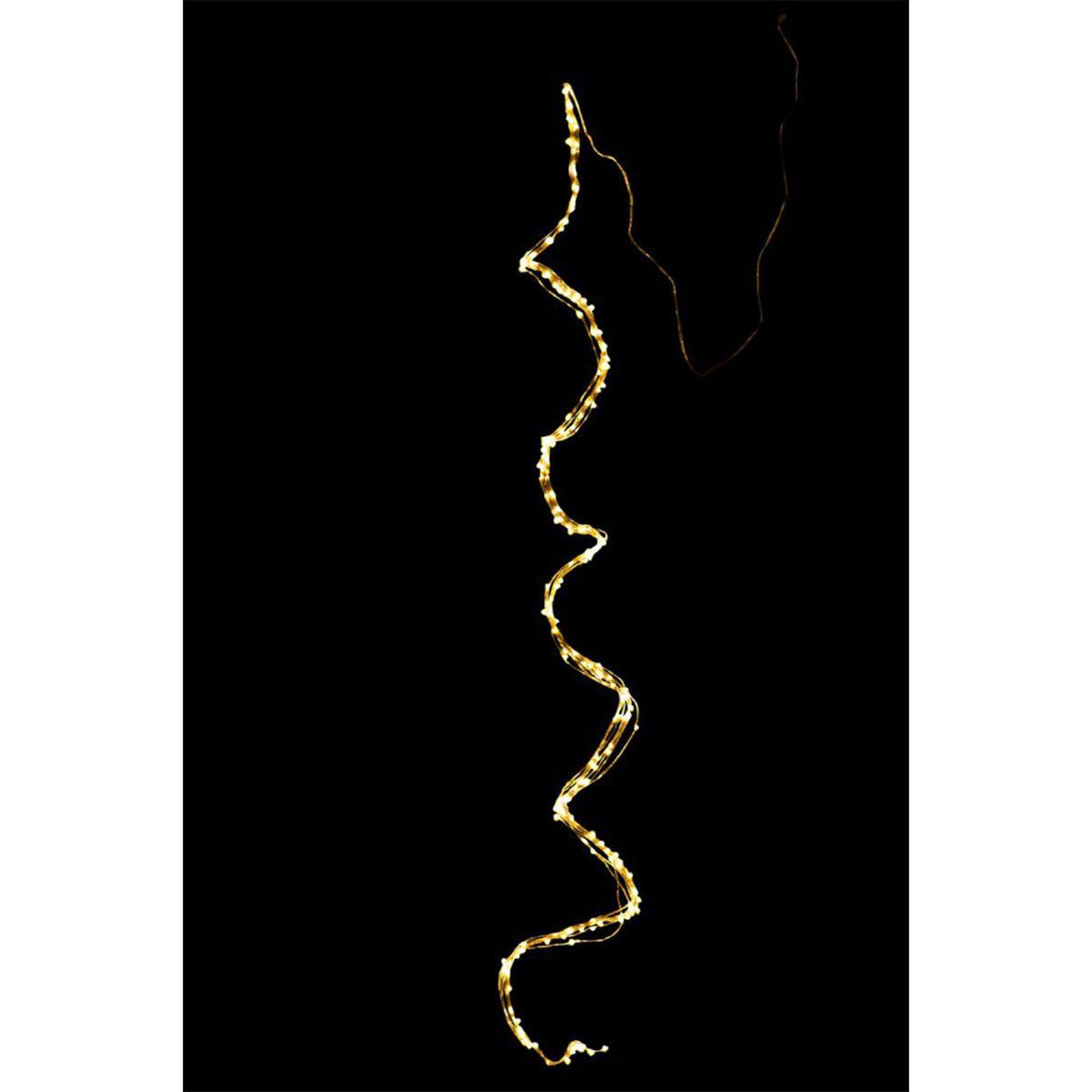 Voir la diapositive 3 : J-LINE Guirlande lumineuse  200 led  12cm blanc chaud