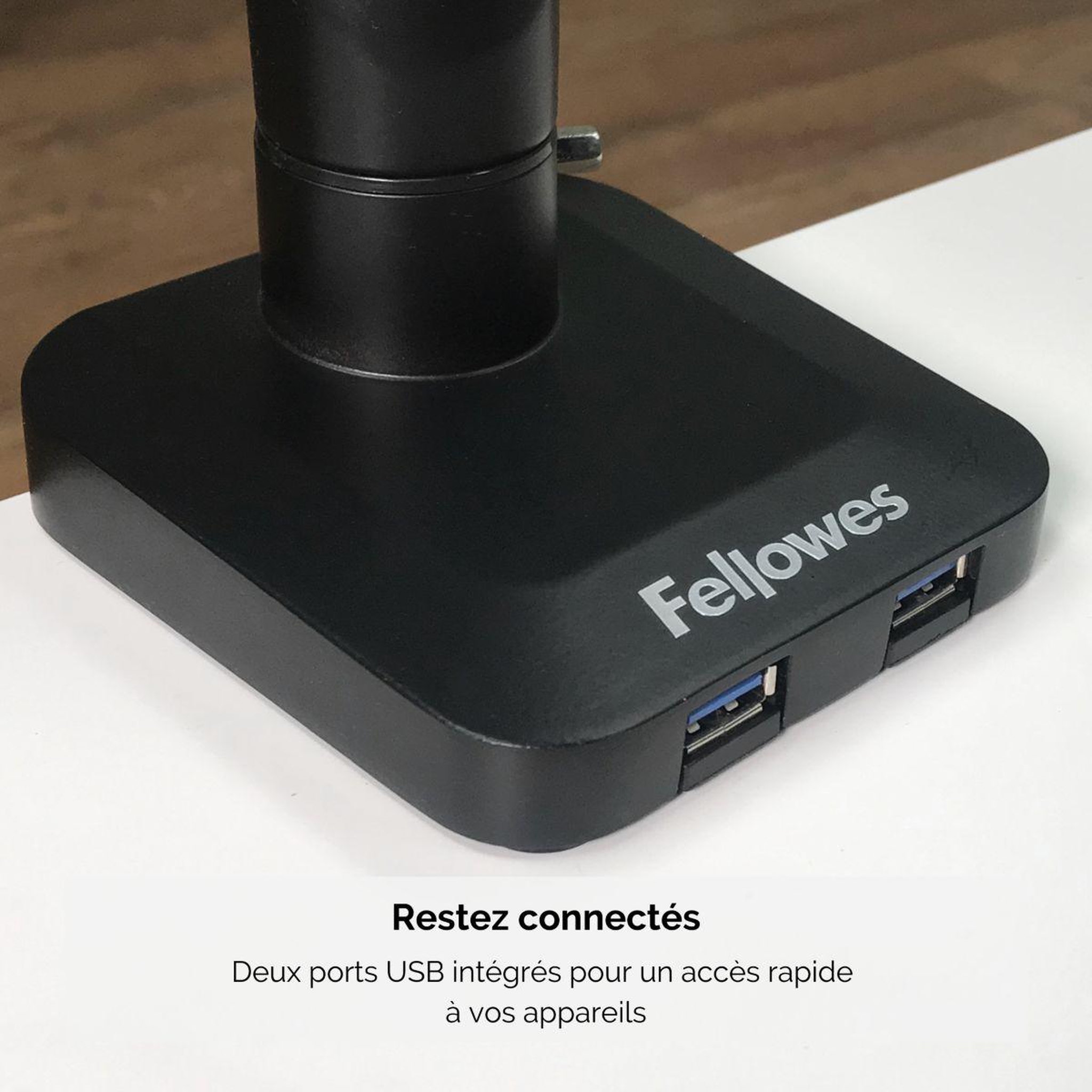 Voir la diapositive 3 : Fellowes Support écran pc support simple platinum série