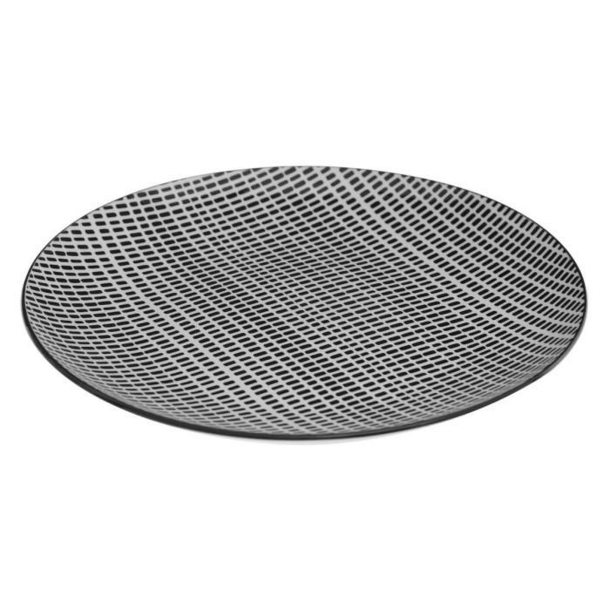 SECRET DE GOURMET Service de Table 18 Pièces  Bohemia Square  27cm Noir