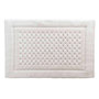 Voir la diapositive 1 : Paris Prix Tapis de Bain Jacquard  Damaris  50x80cm Blanc