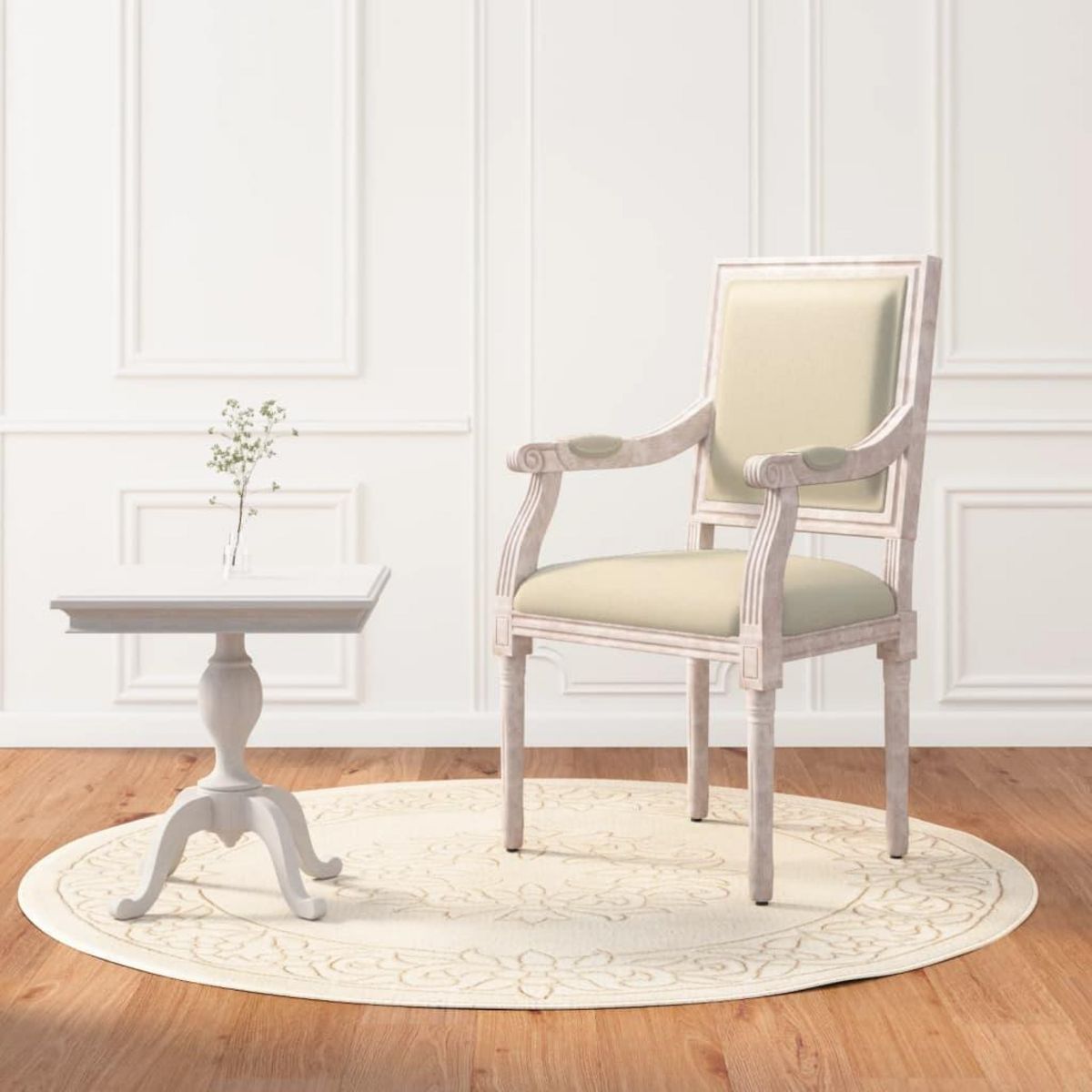 VIDAXL Chaise de canape 54x59x99 cm lin