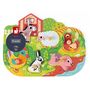 Voir la diapositive 2 : Juratoys-Janod puzzle happy farm ferme bois