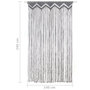 Voir la diapositive 6 : VIDAXL Rideau en macrame Anthracite 140x240 cm Coton