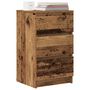 Voir la diapositive 4 : VIDAXL Tables de chevet avec 3 tiroirs 2 pcs vieux bois 39x35x65 cm