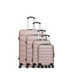 HERO HERO - SET DE 4 ABS RENOSO-M 75 cm 4 Roues. Coloris disponibles : Beige, Gris, Rose