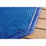 Piscine bois Sunwater 300x490  - H120cm - Liner Bleu Bâche à bulles bordée - 300x490 cm