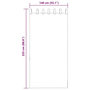 Voir la diapositive 6 : VIDAXL Rideaux en voile avec passe-tringles 2 pcs rose